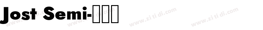 Jost Semi字体转换